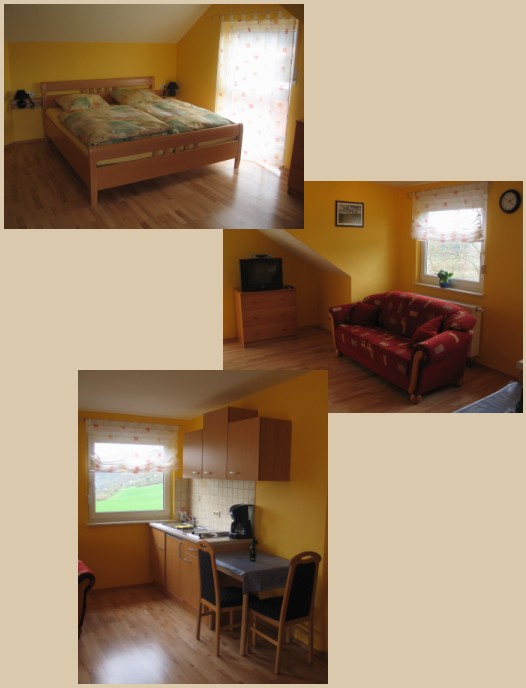 Blick ins Appartement