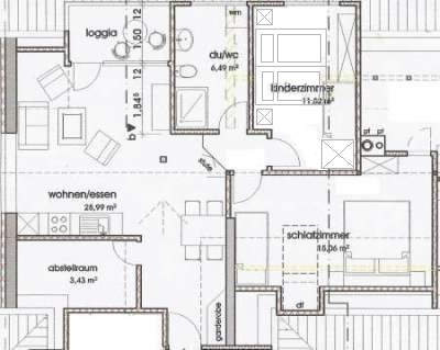Grundriss Ferienwohnung